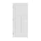 Codel Doors 18" x 80" x 1-3/8" Primed 3-Panel Mission Interior Shaker 7-1/4" RH Prehung Door with Black Hinges 1668pri8403RH1D714 - alternate 1